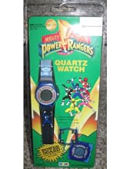 Vintage Blue Power Rangers "Billy" - 9" Adjustable LCD Quartz Watch (1994)