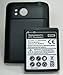 HTC Thunderbolt 4G LTE 3500mah Extended Battery + Cover