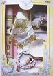 Baptism Gift Sets - Sculptured Candle - Rosary - Hanky - Shell - Gift Box 11.5in.x7.5in. - ENGLISH