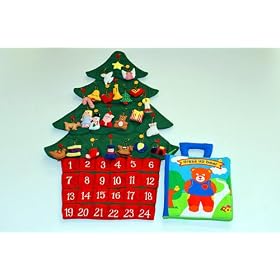 �z�G�{ �z�̃A�h�x���g �J�����_�[/ �Ǌ|���@�N���X�}�X�c���[ �{�^�������I�[�i�����g24�t��/ dress up bear �h���X�A�b�v�x�A �����[�N���X�}�X�@�M�t�g�Z�b�g 2�_�g�� �m��