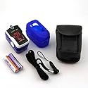 Fingertip Pulse Oximeter with free carrying case, lanyard and protective cover. The Concord Sapphire.
