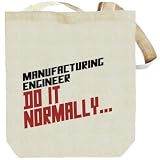 Manufacturing Engineer Do It Normally ... Occupations Tote Bag (Beige, Canvas, Unisex)