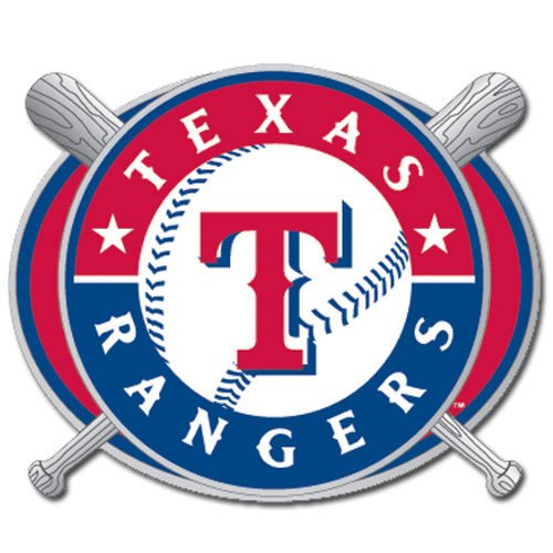 Texas Rangers MLB Logo Hitch Cover
