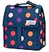PackIt Freezable Lunch Bag with Zip Closure, Dots