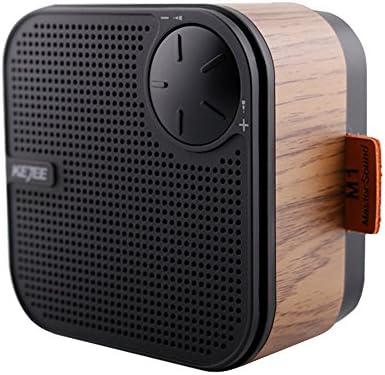 Wood Bluetooth Speaker Noise-isolating Portable Wireless Speaker, with 3.5mm Aux Audio/TF Card Inputs
