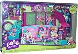 Polly Pocket Sparklin' Pets Spa Playset with Color Change Polly Doll with 2 Set of Outfits, 2 Pets (1 Cat and 1 Dog) Plus Lots More of Accessories