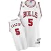 John Paxson Chicago Bulls #5 NBA Swingman Adidas Hardwood Classics Throwback White Jersey