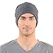 FORBUSITE Knit Slouchy Beanie Hat Skull Cap for Mens Winter Summer Dark Grey
