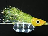 NEW FLIES Nuclee-r Holographic & Glow in Dark Pearlescent EMT Floating Polaris Flies Holographic & Glow in Dark Floating Head Tube & Trolling Turbulator Fly #174