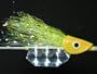 NEW FLIES Nuclee-r Holographic & Glow in Dark Pearlescent EMT Floating Polaris Flies Holographic & Glow in Dark Floating Head Tube & Trolling Turbulator Fly #174