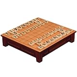 Wooden Shogi Game Set Japanese Chess Table Board