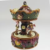 Musical Carousel - Magenta and Green - Plays: Send In The Clown 7