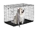 Midwest iCrate Double-Door Folding Metal Dog Crate, 48 Inches by 30 Inches by 33 Inches