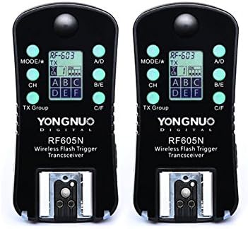 YFY YONGNUO YN-RF605N Kit Professional Wireless Flash Trigger &amp; Shutter Release RF-605N RF605N for Nikon DSLR D1/D2/D3/D4/D200/D300/D700/D800 series, D90/D600/D3000/D5000/D7000 series.
