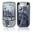 Death on Hold Design Protective Skin Decal Sticker for Palm Treo 680 Cell Phone