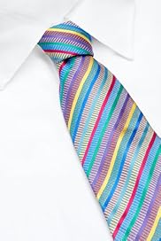 Sartorial Pure Silk Embroidered Striped Tie