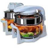 Secura Digital Halogen Infrared Turbo Convection Countertop Oven, Deluxe Package w/Extender Ring;Tong;Cook Racks 798DH