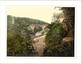 Ambergate railway bridge over River Derwent Derbyshire England, c. 1890s, (L) Library Image