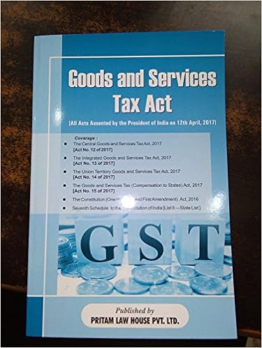 Goods and Service Tax Act ( All Acts Assented by President of India 