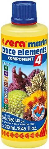 Sera Marin Component 4 Trace Elements Kationics 250 Ml, 8.45 fl.oz Aquarium Treatments