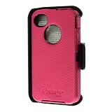 Otterbox Defender Case for Iphone 4s (Pink Silicone & Black Plastic) Carrier Packaging