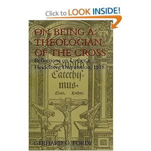 a Theologian of the Cross:
