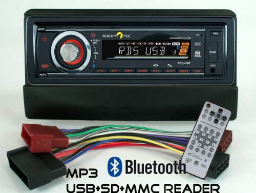 RDS Autoradio mit UKW/MW MP3 Bluetooth USB/SD für Ford Fiesta Focus Transit Mondeo