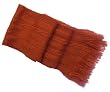 Handmade Alpaca Natural Fiber Scarf - Dark Tangerine (Extra Long)