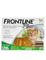 Pet Products: Merial Frontline Plus Flea and Tick Control for Cats and Kittens (Green Box, 6pk) - Merial