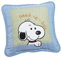 Lambs & Ivy Peek a Boo Snoopy Pillow