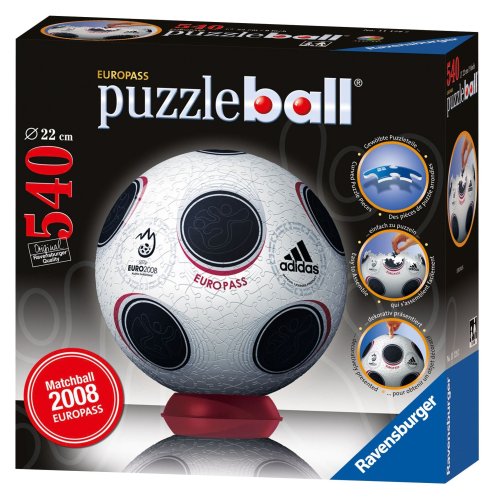 Ravensburger - Puzzle Ball 540 pi�ces - Ballon de Football : UEFA 2008