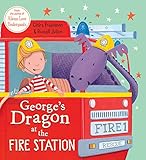 George's dragon at the fire station