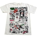 UK&USバンド大集合 ロックTシャツ バンドTシャツ プリントTシャツ ホワイト 半袖 Mサイズ Tシャツ