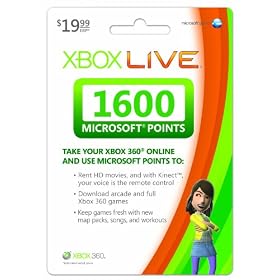 Xbox 360 Live 1600 Points by Microsoft