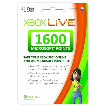 Set A Shopping Price Drop Alert For Xbox LIVE 1600 Microsoft Points [Online Game Code]