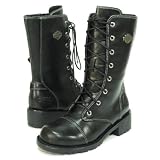 Harley Davidson 'Flare' Calf Boots Ladies - Black by Harley-Davidson
