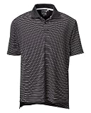 adidas Golf Men's ClimaLite Tech Pencil Stripe Polo