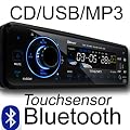 Tristan Auron BT1D2001 Autoradio Bluetooth Touchbutton USB MP3 SD Karte CD