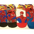 Spiderman Spidersense Socks ~ Sets (Size 6.5-8) (Set of 4 Socks (Strong on White - Gray - Spider on Head - Crouch Black Toe)