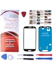 Wireless: ProKit for Samsung Galaxy S3 Screen Glass Lens repair Kit Black for Samsung Galaxy S3 i9300 I747 T999 by Iparts Outlet - s3 prokit adhesive