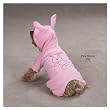 Easter Bunny Dog Pajamas - Pink Bunny Dog Lounger - Medium