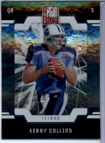 2009 Donruss Elite Football Card # 94 Kerry Collins Tennessee Titans Mint Condition - Shipped In Protective ScrewDown Display Case!!