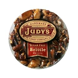 Judy's Candy Company Sugar Free Brittle, Coconut Almond, 4-Ounce Packages (Pack of 12)