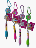 Disney Princess Keychain & Pen Set (4 pcs)