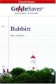 GradeSaver(tm) ClassicNotes Babbitt