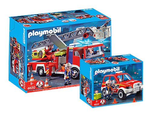 Playmobil® Set + 4820 Feuerwehr-Leiterfahrzeug