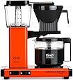 Moccamaster KBG 741 10-Cup Coffee Brewer with Glass Carafe, Orange