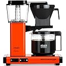 Moccamaster KBG 741 10-Cup Coffee Brewer with Glass Carafe, Orange