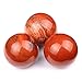 banshren Natural Carved 50mm Tumbled Red Jasper Sphere Ball Healing Crystal