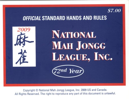 National Mah Jongg League 2009 Scorecard